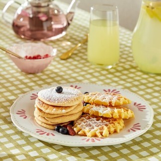 Assiette plate Fleur de Rose 27cm