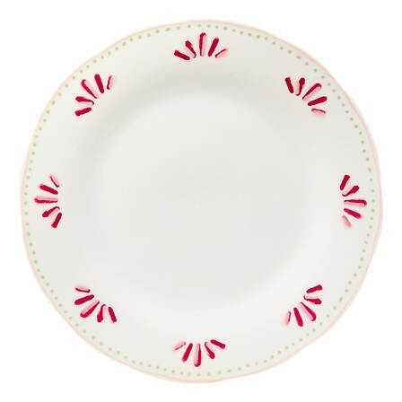 Assiette plate Fleur de Rose 27cm