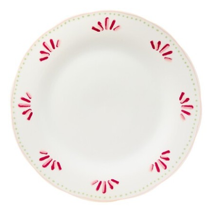 Assiette plate Fleur de Rose 27cm