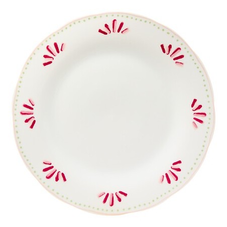 Assiette plate Fleur de Rose 27cm