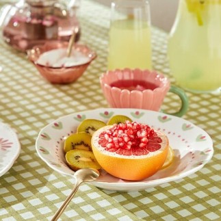 Assiette creuse Fleur de Rose 23cm