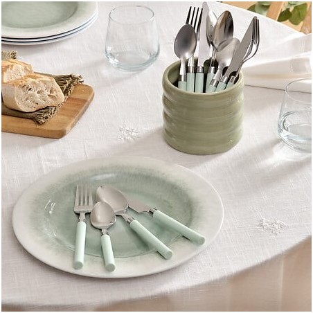 Ménagère 24 pièces Elsa vert