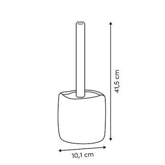 Brosse WC Olea résine beige