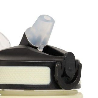 Bouteille sport avec paille 0,6 l plastique