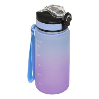 Bouteille sport avec paille 0,6 l plastique