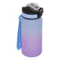 Bouteille sport avec paille 0,6 l plastique