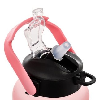 Bouteille sport avec paille 2 l plastique