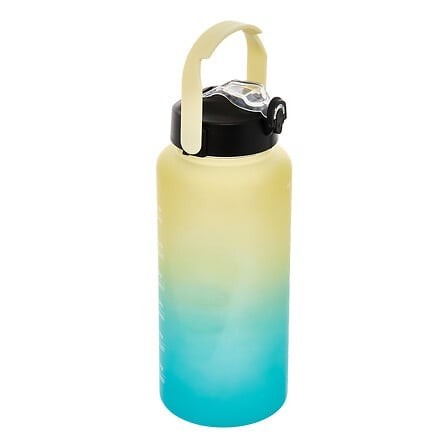 Bouteille sport avec paille 2 l plastique