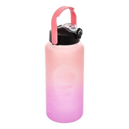 Bouteille sport avec paille 2 l plastique