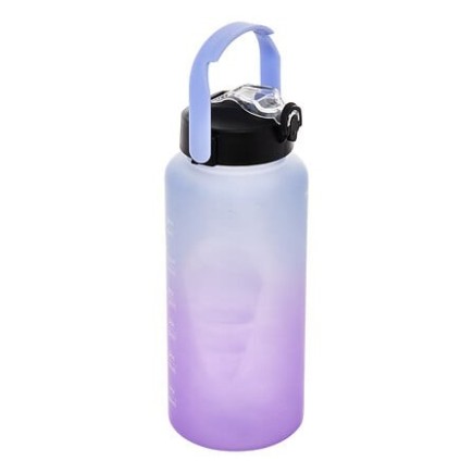 Bouteille sport avec paille 2 l plastique