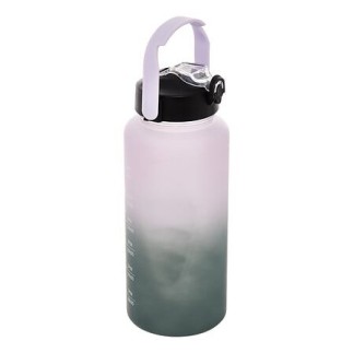 Bouteille sport avec paille 2 l plastique