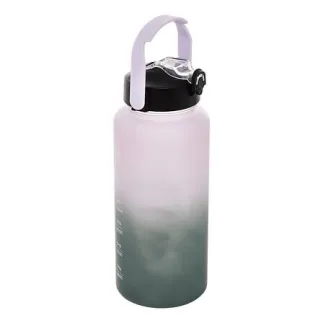 Bouteille sport avec paille 2 l plastique