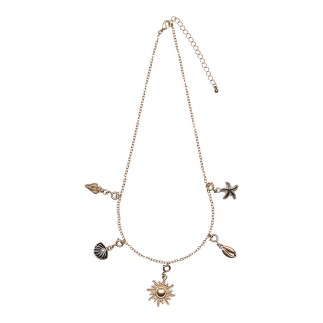 COLLIER AVEC CHARMS COQUILLAGES