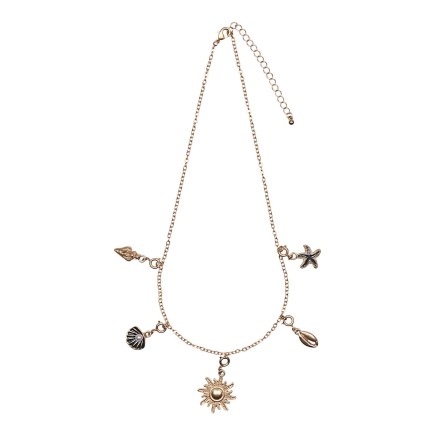 COLLIER AVEC CHARMS COQUILLAGES