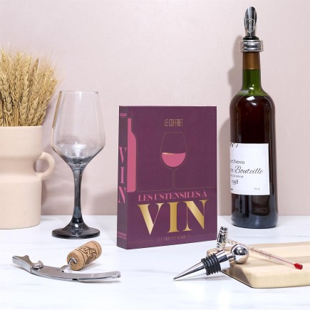 COFFRET LIVRE VIN