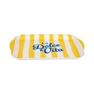 PLATEAU PLASTIQUE DOLCE VITA 21X14CM