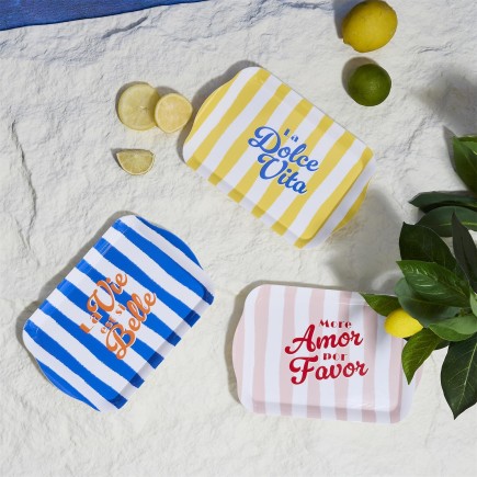 PLATEAU PLASTIQUE DOLCE VITA 21X14CM