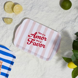 PLATEAU PLASTIQUE DOLCE VITA 21X14CM