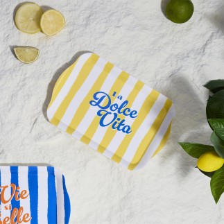 PLATEAU PLASTIQUE DOLCE VITA 21X14CM