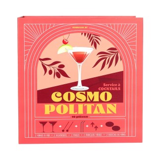 COFFRET COCKTAIL 10PCS COSMOPOLITAIN