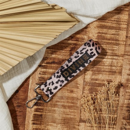 PORTE CLES LEOPARD DIVINE