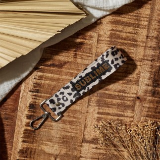 PORTE CLES LEOPARD SUBLIME