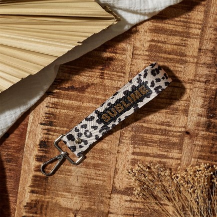 PORTE CLES LEOPARD SUBLIME