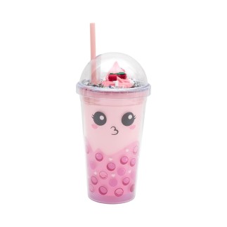 GOBELET DE TRANSPORT STARCUP FRAISE KAWAII 45CL
