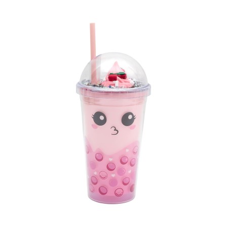 GOBELET DE TRANSPORT STARCUP FRAISE KAWAII 45CL