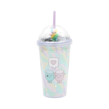 GOBELET DE TRANSPORT STARCUP CHAMALLOW KAWAII 45CL