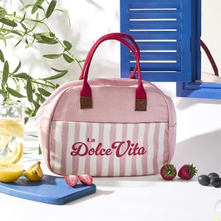 LUNCH BAG FRAICHEUR DOLCE VITA 8L ROSE