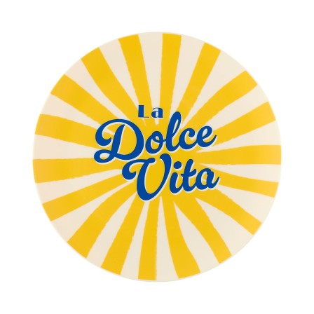 ASSIETTE PLASTIQUE DOLCE VITA