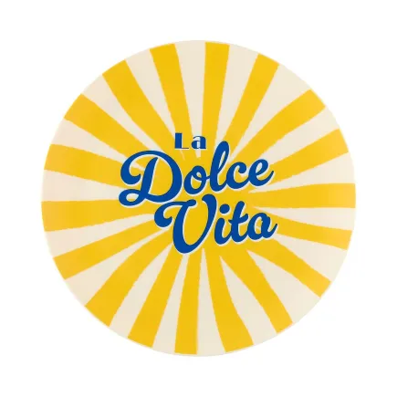 ASSIETTE PLASTIQUE DOLCE VITA