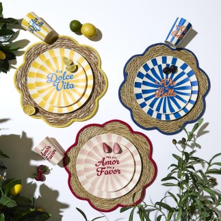 ASSIETTE PLASTIQUE DOLCE VITA D20CM