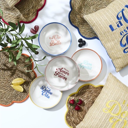 ASSIETTE CREUSE X4 DOLCE VITA D20CM