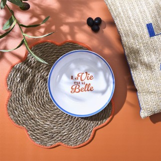 ASSIETTE CREUSE X4 DOLCE VITA D20CM