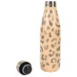 BOUTEILLE DE TRANSPORT ISOTHERME LEOPARD 50CL BEIGE