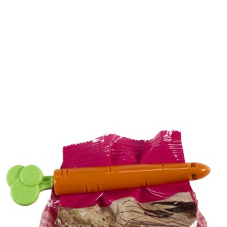PINCE FERME SACHET CAROTTES X4