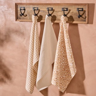 Lot de 3 torchons Léopardi