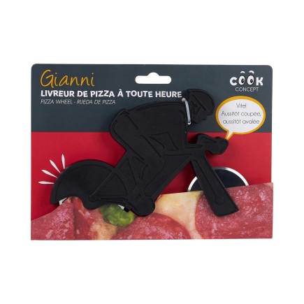 ROULETTE A PIZZA EN FORME DE VELO