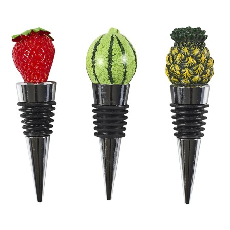BOUCHON BOUTEILLE DE VIN FORME FRUIT