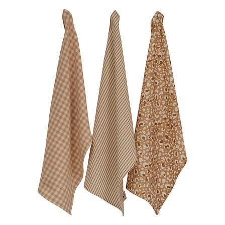 Lot de 3 torchons Léopardi