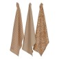 Lot de 3 torchons Léopardi