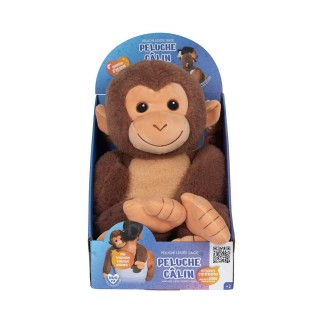 PELUCHE SINGE CALIN LESTEE