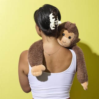 PELUCHE SINGE CALIN LESTEE