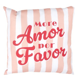 COUSSIN DEPERLANT AMOR POR FAVOR 40X40CM