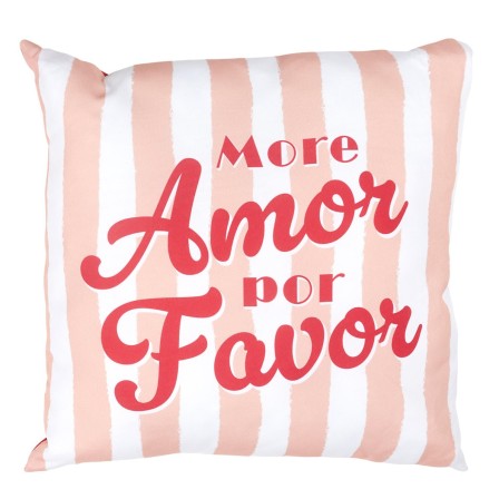 COUSSIN DEPERLANT AMOR POR FAVOR 40X40CM