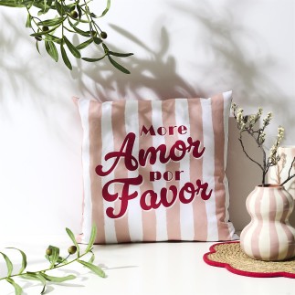 COUSSIN DEPERLANT AMOR POR FAVOR 40X40CM
