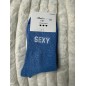 Chaussettes Paillettes Sexy bleu