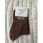 Chaussettes Paillettes Relou marron